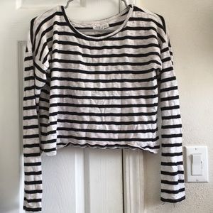 a long sleeve crew neck